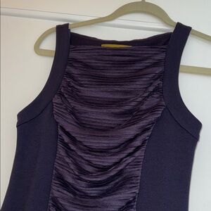 Nicole miller size S dark purple Sleeveless Dress